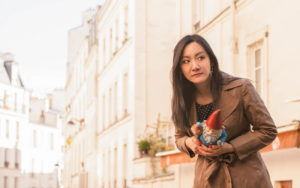 Amelie inspired photoshoot Amelie costume Montmartre Paris France travel cosplay