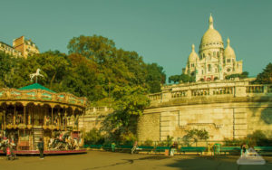 Amelie Poulain film locations Montmartre Paris France travel screenshots Basilica Sacre Coeur