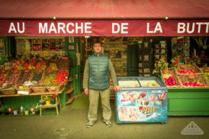 Amelie Poulain film locations Montmartre Paris France travel Maison Collignon Real life Monsieur Collignon supermarket marché