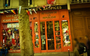 Amelie Poulain film locations Montmartre Paris France travel screenshots Costume hire store