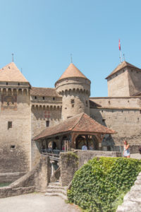 Real life Little Mermaid Castle Ariel Eric - Chateau de Chillon Montreux Switzerland