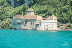 Real life Little Mermaid Castle Ariel Eric - Chateau de Chillon Montreux Switzerland