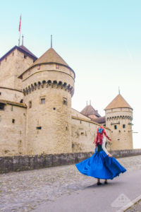 Real Life Ariel The Little Mermaid Castle Chateau de Chillon Montreux Switzerland