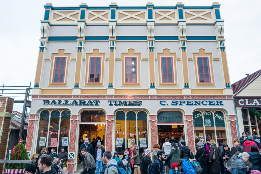 Sovereign Hill Winter Wonderlights Ballarat Christmas in July